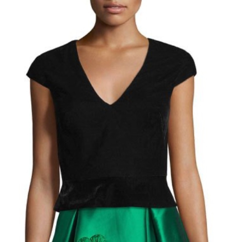 Sachin & Babi Velvet zip top sz sm
